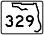 State Road 329 marker