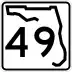 State Road 49 marker