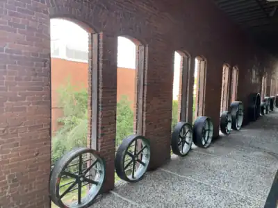 Old rail car loading bay