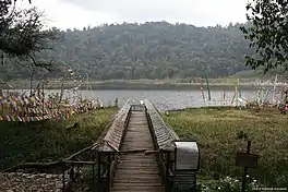 Foot bridge to Khecheopalri Lake