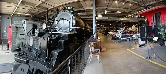 Panorama of the museum interior