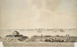 Fort Saint-Jean circa 1775, siege of the fort