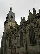 The Church of Saint-Léonard, north side