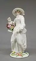 "Spring" from a set of the Four Seasons, 1753–1755, 5+1⁄4 inches (13 cm) high