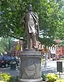 Col Fowler's statue in Fowler Square