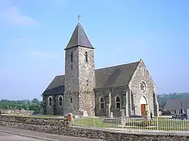 The church of Saint-Aubin