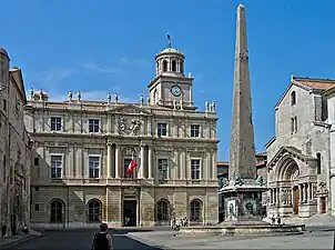 Place Republique in Arles