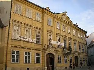 Mirbach Palace, Bratislava, 1768–70