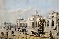 Image 1The Rothschild family revolutionised international finance. The Frankfurt terminus of the Taunus Railway was financed by the Rothschilds and opened in 1840 as one of Germany's first railways. (from History of capitalism)