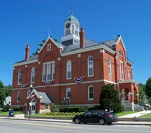 County Courthouse, Farmington, 1885.