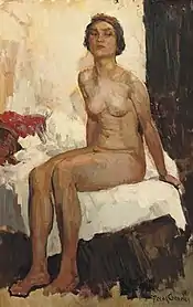 Nude figure