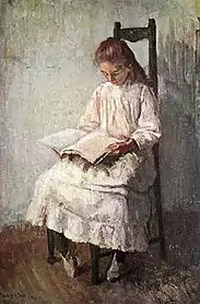 Meisie wat lees/Girl reading