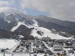 Kitanomine ski area in Furano