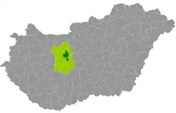 Gárdony District within Hungary and Fejér County.