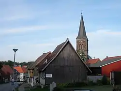 View to St Martin's parish church