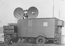 A mobile GL Mk. III radar set, capable of gun laying (predictive fire)