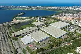 Riocentro convention center in Rio de Janeiro, the largest in Latin America, and also a 2016 Olympic venue