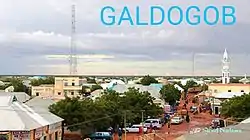 Aerial view of Galdogob.