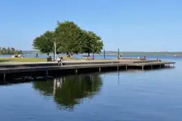 View of lake surroundings