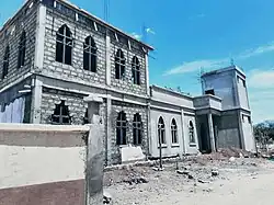 Jamia Mosque being built in Garba Tula town