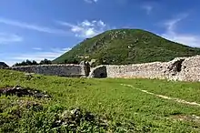 Outer perimeter of Gardiki Castle