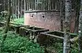 Eckerwald Memorial Site: ruins of the gas purification base construction