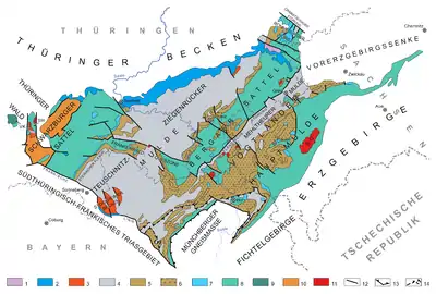 Thuringian-Franconian mountains