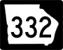 State Route 332 marker