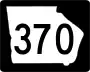 State Route 370 marker