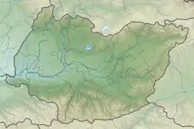 Map showing the location of Sataplia Strict Nature Reserve