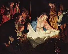 Gerard van Honthorst, Adoration of the Shepherds, 1622