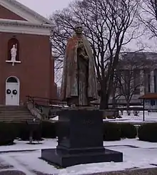 Statue of Father Pierre Gibault