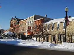 Warren - Main Street in Winter 2008