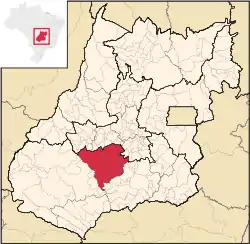 Location in Goias state