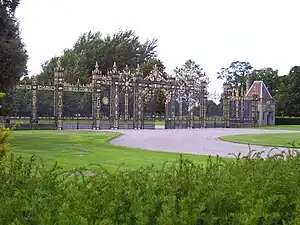 The "Golden Gates", Eaton Hall