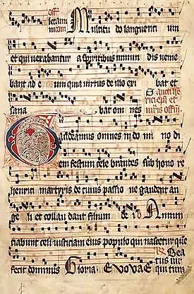 The Introit Gaudeamus omnes