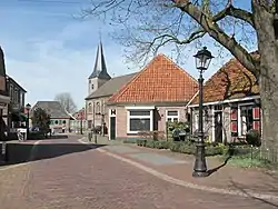 Gramsbergen, view of the Kerkstraat