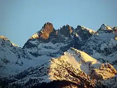 Grand Pic de Belledonne seen from the West