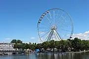 La Grande roue being constructed.