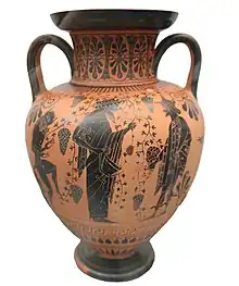 Neck amphora, c. 520 BC.