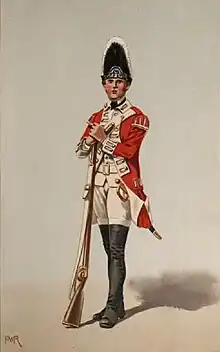 Image 1Grenadier of the 40th Regiment of Foot in 1767 (from British Army during the American Revolutionary War)