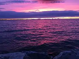 Sunset over Lake Ontario