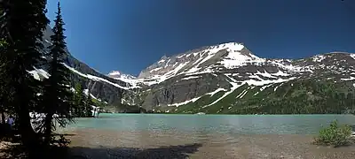 Mount Grinnell above Grinnell Lake