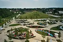 Gronau 2003: View of the state garden show "Inselpark" in Gronau