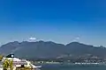 Grouse Mountain view from Vancouver