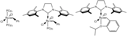 Common Grubbs catalysts