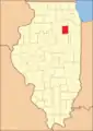 Grundy County at the time of its creation in 1841