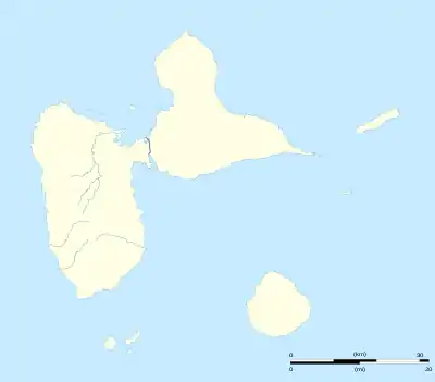 PTP is located in Guadeloupe