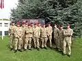 Coldstream Guard members of the Guards Parachute Platoon, 3rd Battalion, Parachute Regiment