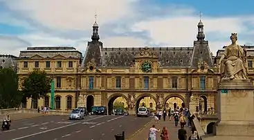 Gates of the Louvre by Hector Lefuel (1861)